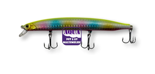 Powerex Killer 138 mm 20,4 gr 0 - 1,5m. Floating Suni Yem 3795 - 1.5 mt Dalarlı Gökkuşağı Rapala