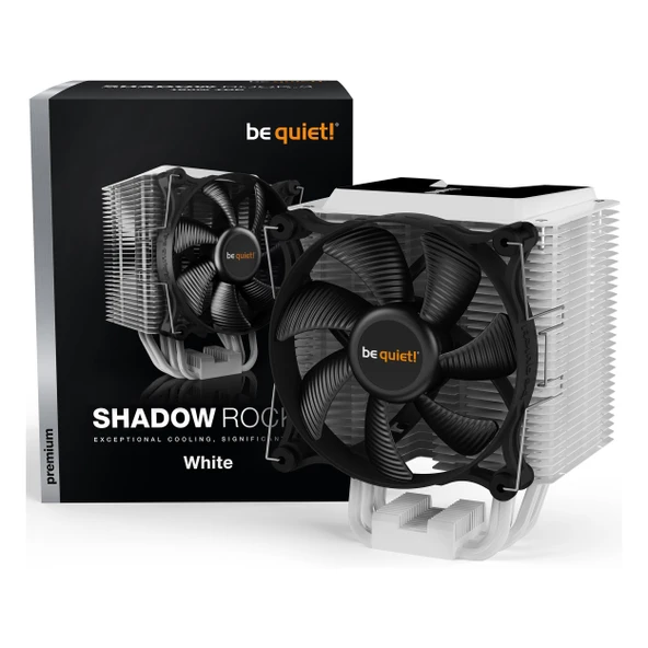 be quiet! Shadow Rock 3 FX AM5/1700P Beyaz İşlemci Hava Soğutucu ürün görseli 1