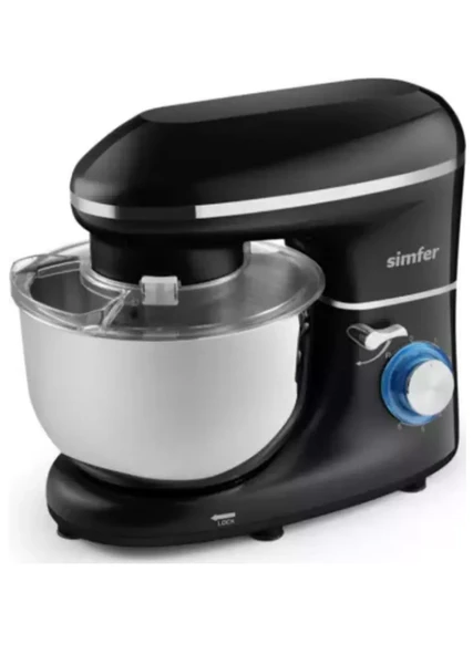Simfer Şefim 5.5 lt 1400 W Siyah Stand Mikser - 4