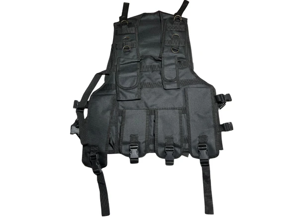 Şarjörlü Ayarlanabilir Hücum Taktikal Av Yeleği - Resim 1