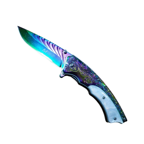 Mtech MT-1009C Kemer Klipsli Desenli Çakı ürün görseli 1