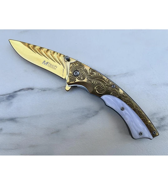 Mtech MT-1009B Kemer Klipsli Desenli Çakı ürün görseli 1