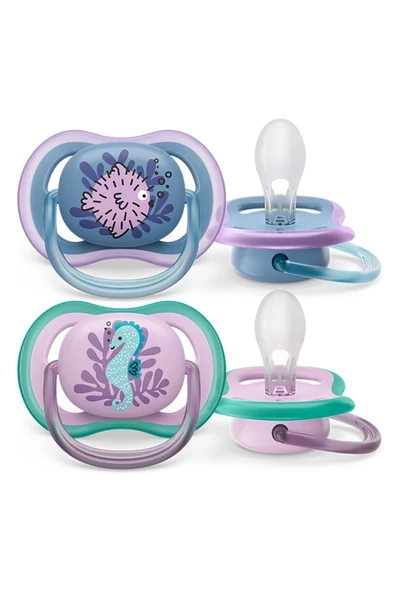 Philips Avent Ultra Air Emzik 6-18 Ay 2'li Kız Scf085/61 - 2