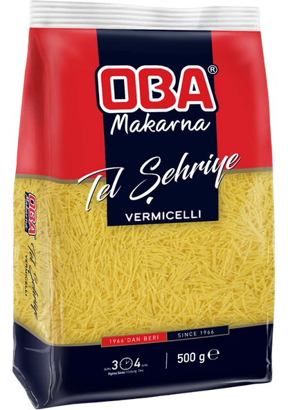 Oba Tel Şehriye Makarna 500 g x 15 Adet | Kalabalık Sofra Paketi - 2