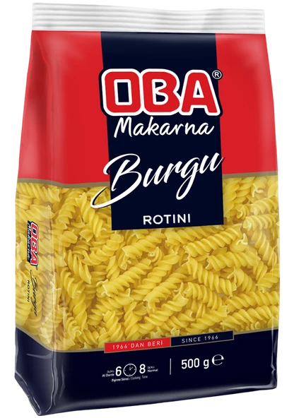 Oba Burgu Makarna 500 G X 5 Adet | Ev Tipi Çoklu Paket - Resim 2