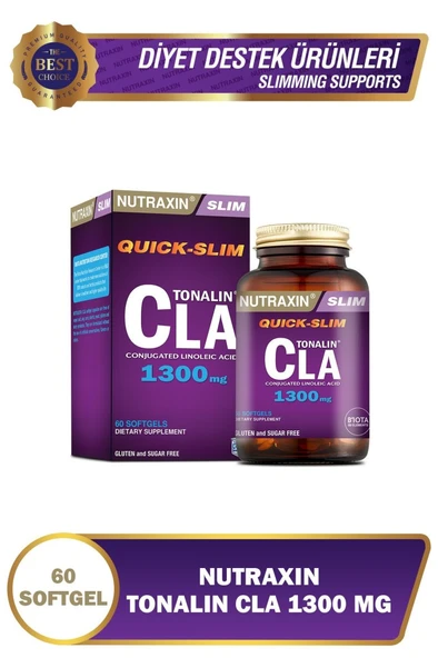 Nutraxin Quick Slim Tonalin Cla 1300 Mg 60 Softjel