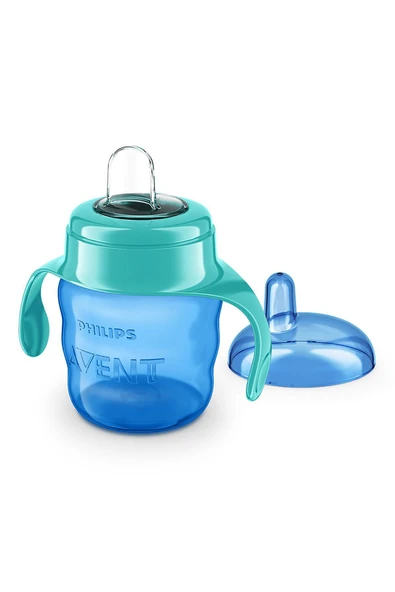 Philips Avent Scf551/05 Eğitici Damlatmaz Bardak 6 Ay 200 ml Mavi - 3