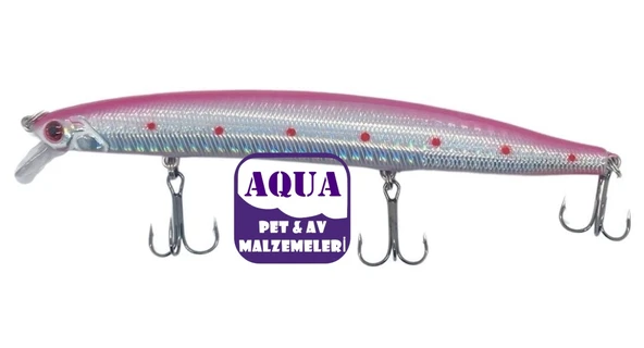 Powerex Killer 138 mm 20,4 gr 0 - 1,5m. Floating Suni Yem 6463  - 1.5 mt Dalarlı Gökkuşağı Rapala