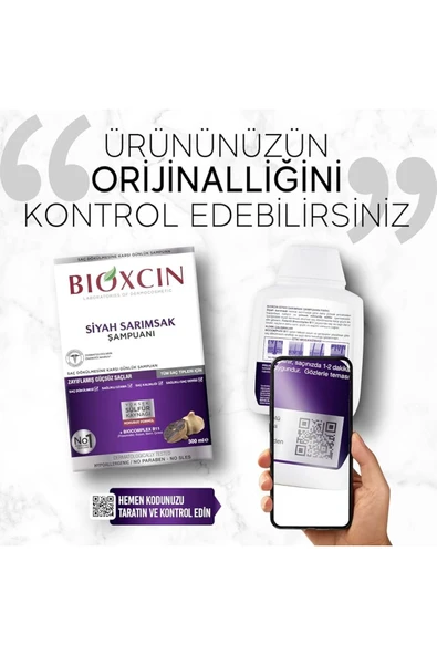 Bioxcin Siyah Sarımsak Şampuanı 300 ml - Resim 8