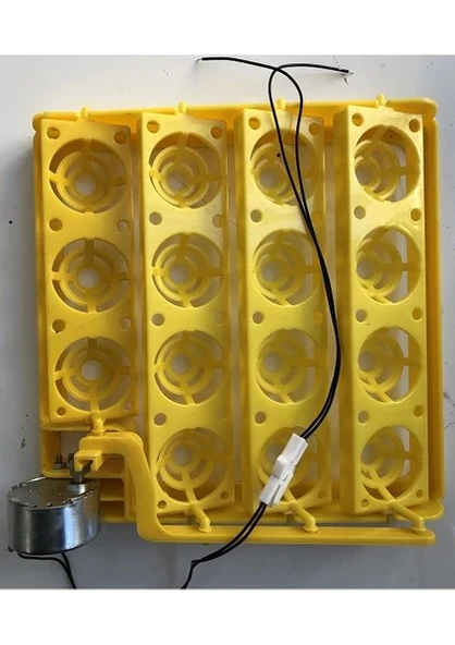 15 Tavuk Yumurtası Kare Viyol 1/240 Rpm Motor Dahil - Resim 2