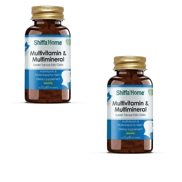Multivitamin & Multimineral Erkek 1260 mg  60 Tablet (2Adet) ürün görseli 1