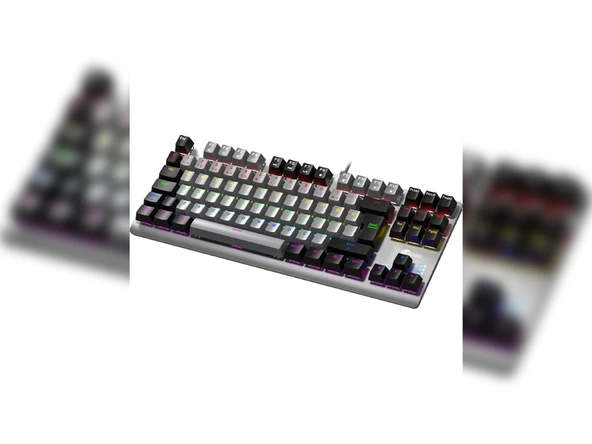 Lenovo Lecoo GK304 RGB TKL Red Switch Kablolu Mekanik Oyuncu Klavyesi - 5