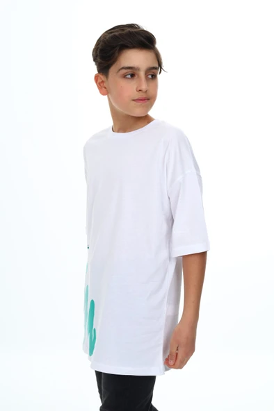 Toontoy Erkek Çocuk Boya Baskılı Tişört - Resim 8