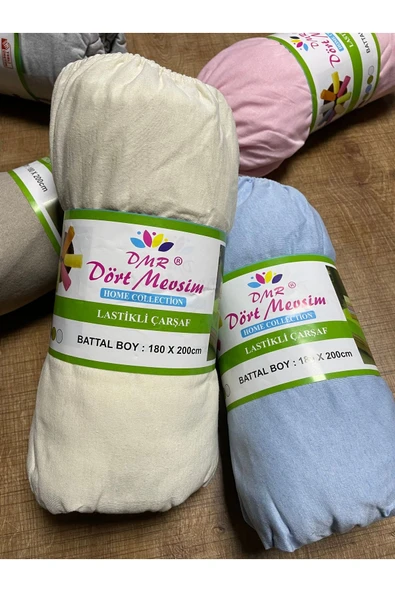 DMR Dört Mevsim HOME COLLECTION Çift Kişilik Lastikli Çarşaf Penye - 1