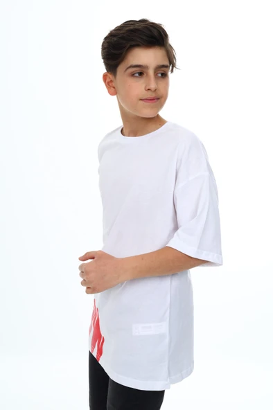 Toontoy Erkek Çocuk Boya Baskılı Tişört - Resim 11