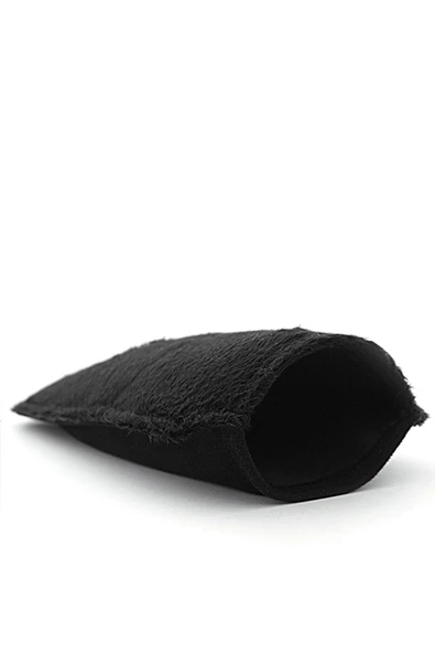 Çok Amaçlı Kullanıma Uygun Siyah Yumuşak Tüylü Temizlik Eldiveni - Resim 4