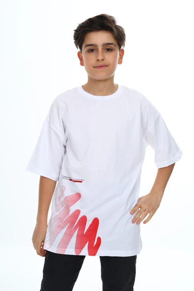 Toontoy Erkek Çocuk Boya Baskılı Tişört - Resim 10