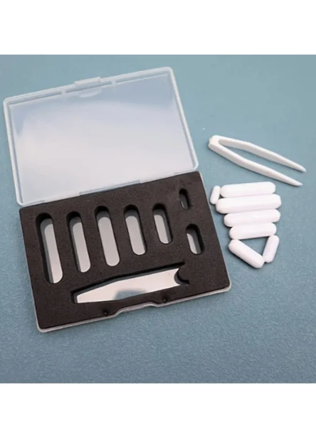 7 Boyutlu PTFE Manyetik Karıştırma Çubukları Seti  Laboratuvar ve Endüstriyel Kullanım İçin - 3