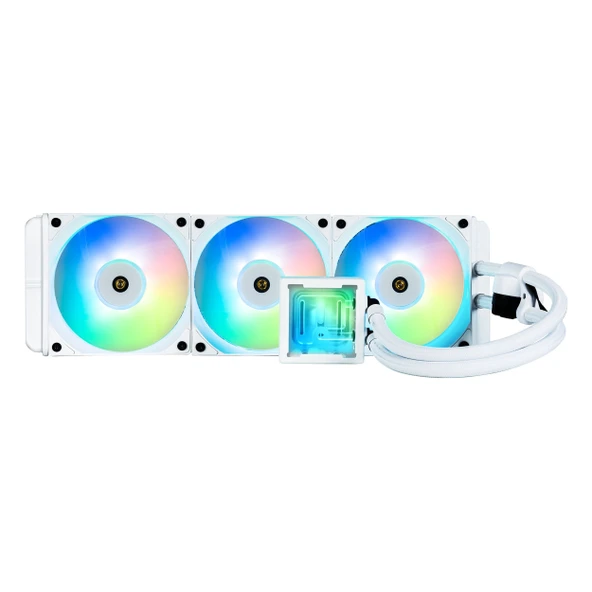 BitFenix Cube 360 ARGB 360mm AM5/1700P Beyaz İşlemci Sıvı Soğutucu - 1
