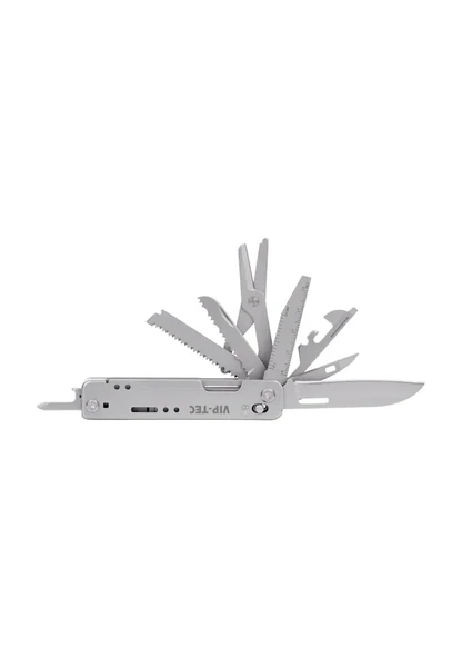Vip-tec Vt875194 13 Parça Multifonksiyonel Çakı/multitool Gri - Resim 4