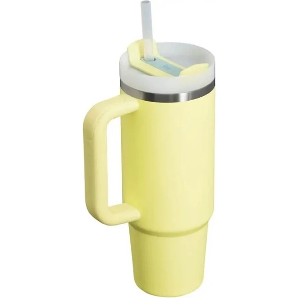 Stanley Quencher 1.18 lt Pipetli Termos Bardak Sarı - 2