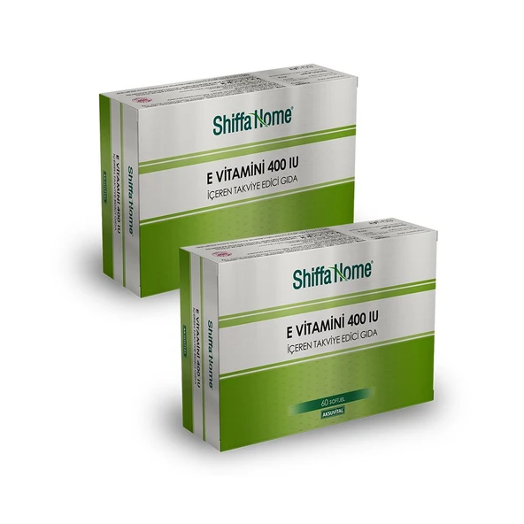 E Vitamini 400 IU 700 mg X 60 Softgel (2 Adet) ürün görseli 1