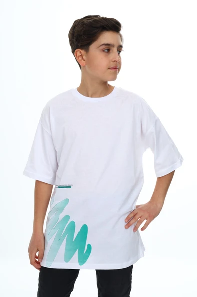 Toontoy Erkek Çocuk Boya Baskılı Tişört - Resim 6