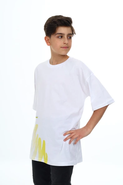 Toontoy Erkek Çocuk Boya Baskılı Tişört - Resim 2