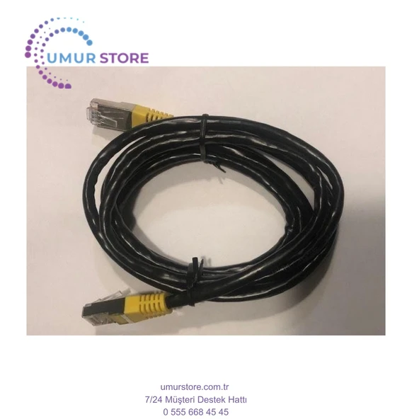 1.5 Metre Cat5 Ftp Ethernet Kablosu Metal Uçlu Ethernet Kablosu ürün görseli 1