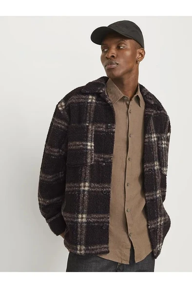 Jack & Jones Erkek Kahverengi Ceket 12266269 - 6