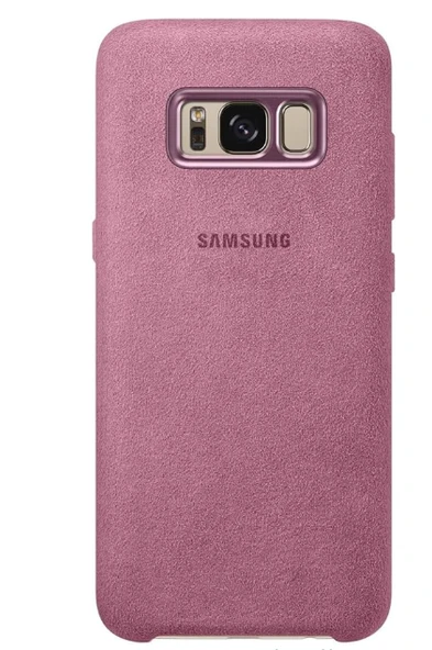 Pembe S8 Alcantara Kılıf - 1