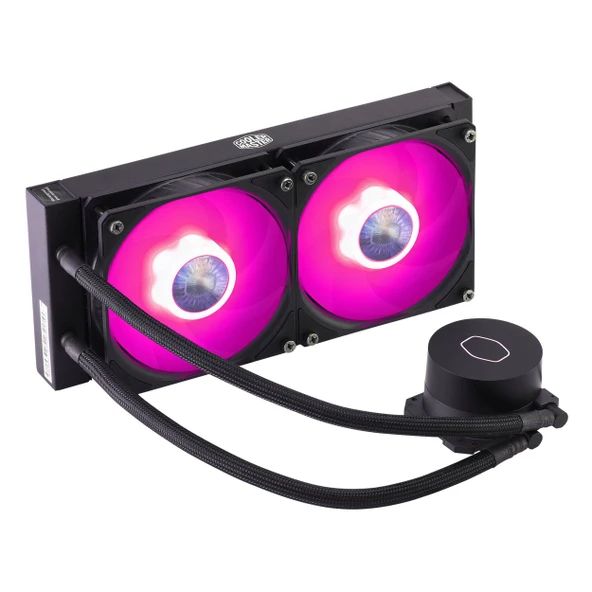 Cooler Master MasterLiquid ML240L V2 RGB 240mm AM5/1700P Siyah İşlemci Sıvı Soğutucu - Resim 2