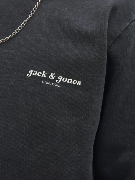 Jack & Jones Erkek Siyah Sweat 12279531 - 1