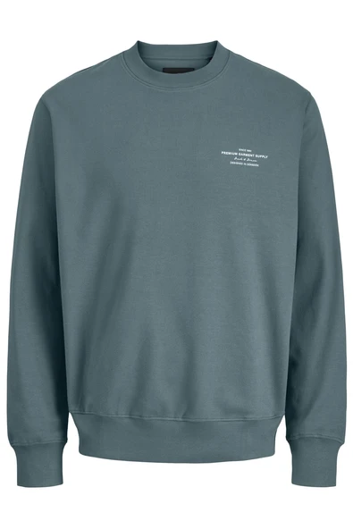 Jack & Jones Erkek Mavi Sweat 12261386 - 2