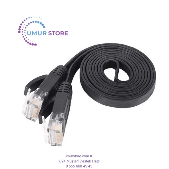 Cat5 RJ45 Slim Internet Bağlantı Kablosu - Resim 2