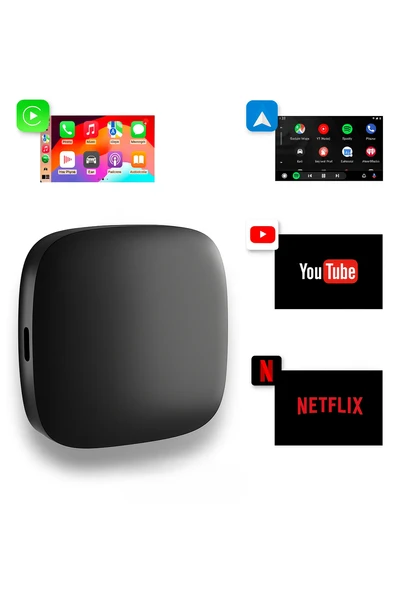 Wireless Carplay Android Araba 4 Çekirdekli Akıcı FullHd 1080P Wifi 2.4/5G