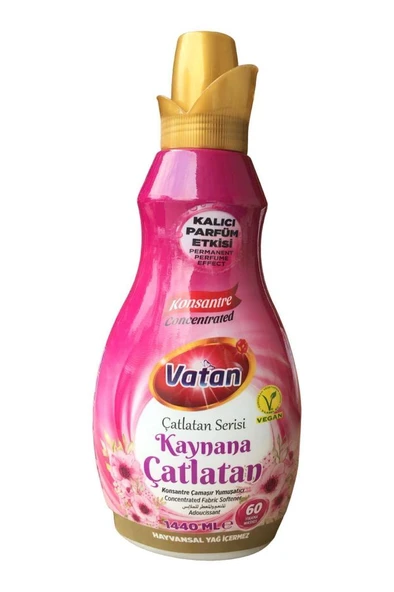 Vatan Kaynana Çatlatan Konsantre Çamaşır Yumuşatıcı 1440ml - 1