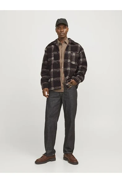 Jack & Jones Erkek Kahverengi Ceket 12266269 - 3