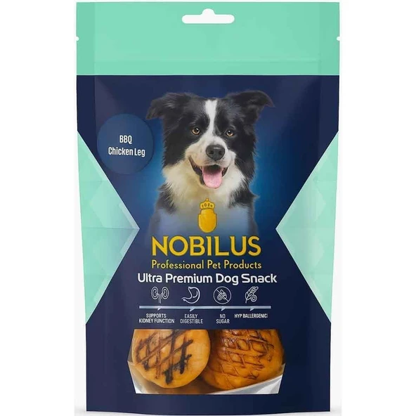 Nobilus Köpek Ödül Maması Barbekü Soslu Tavuk But 80 Gr ürün görseli 1