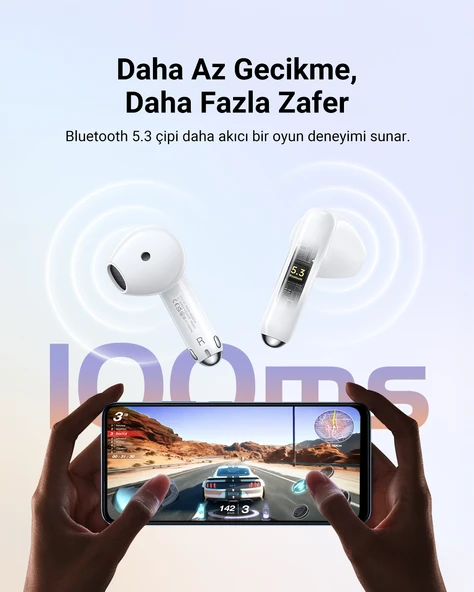 UGREEN HiTune H5 True Kablosuz Kulak İçi Kulaklık, Beyaz, 15612 - 5