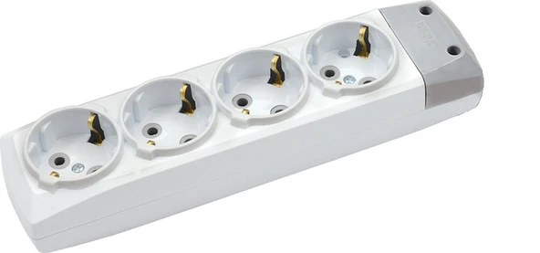 Depa 4 lü Klemensli Grup Priz Kabosuz ürün görseli