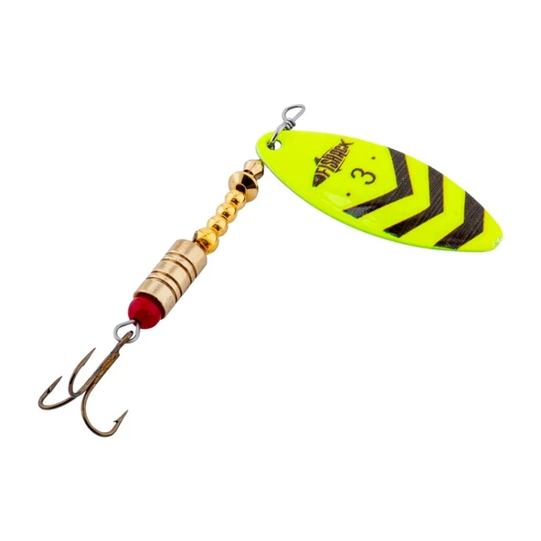Döner Kaşık - Fishack GlideX - Neon Flash - 7g - No:3 - Alabalık/Turna/Levrek Olta Kaşığı ürün görseli 1