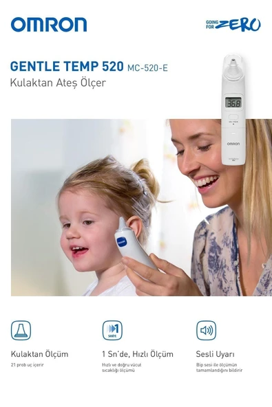 Omron Mc-520 Hafızalı Kulaktan Ateşölçer - 3