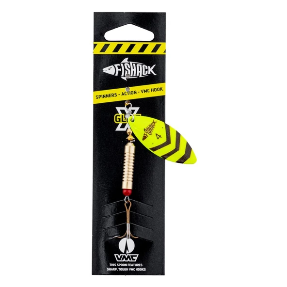 Döner Kaşık - Fishack GlideX - Neon Flash - 12g - No:4 - Alabalık/Turna/Levrek Olta Kaşığı - Resim 3