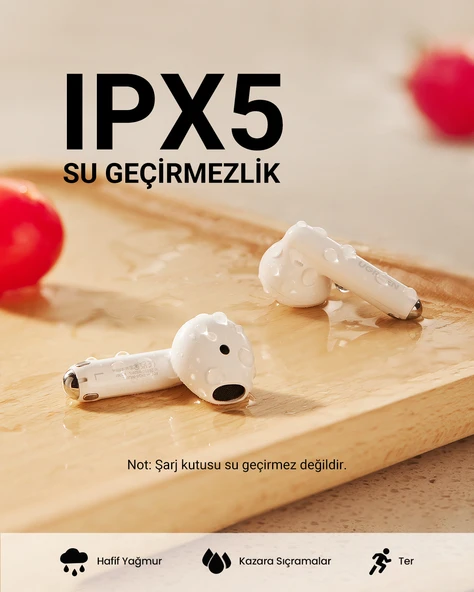 UGREEN HiTune H5 True Kablosuz Kulak İçi Kulaklık, Beyaz, 15612 - 6