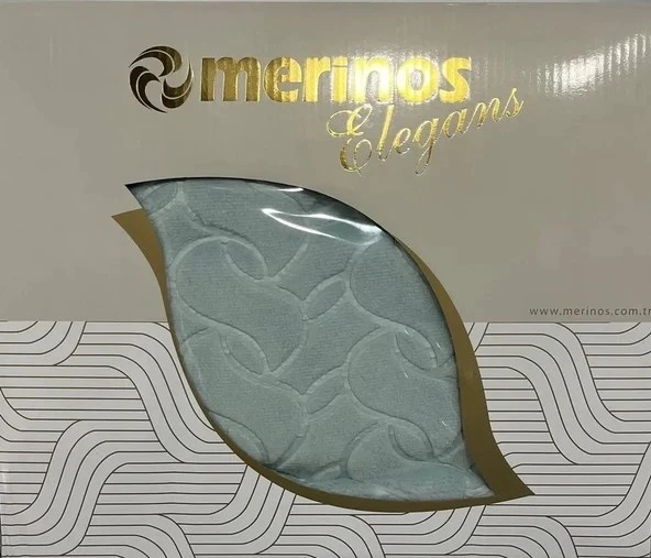 MERİNOS Elegans Vizon Battaniye Çift Kişilik Yeşil 220 x 240 - 4