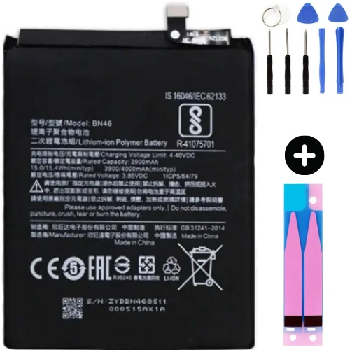 Xiaomi Redmi Note 8 BN46 Uyumlu A Kalite Batarya Pil + Montaj Seti