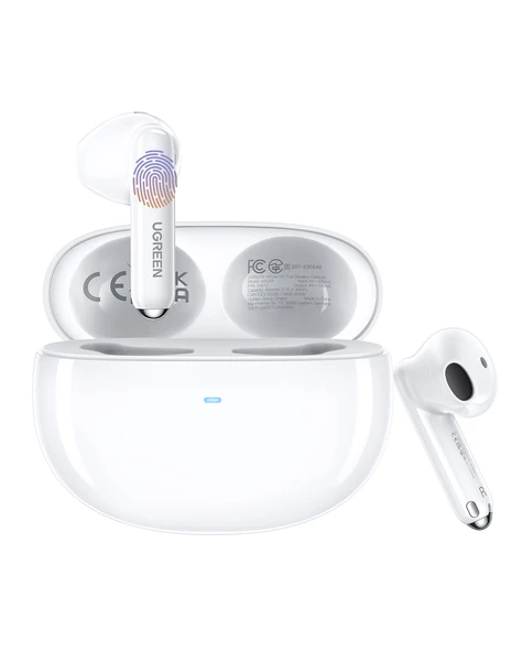 UGREEN HiTune H5 True Kablosuz Kulak İçi Kulaklık, Beyaz, 15612