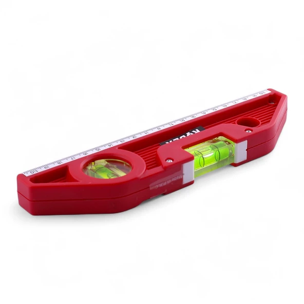 21 Cm Plastik Mıknatıslı Su Terazisi Hassas Ölçüm Hizalama Aleti Cihazı Marangoz İnşaat Terazisi - Resim 2