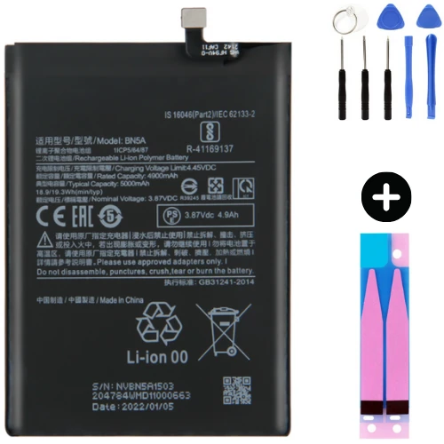 Xiaomi Redmi 10 BN5A Uyumlu A Kalite Batarya Pil + Montaj Seti